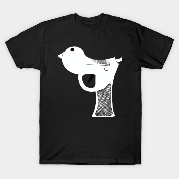 twitter Gun T-Shirt by Raphoto1